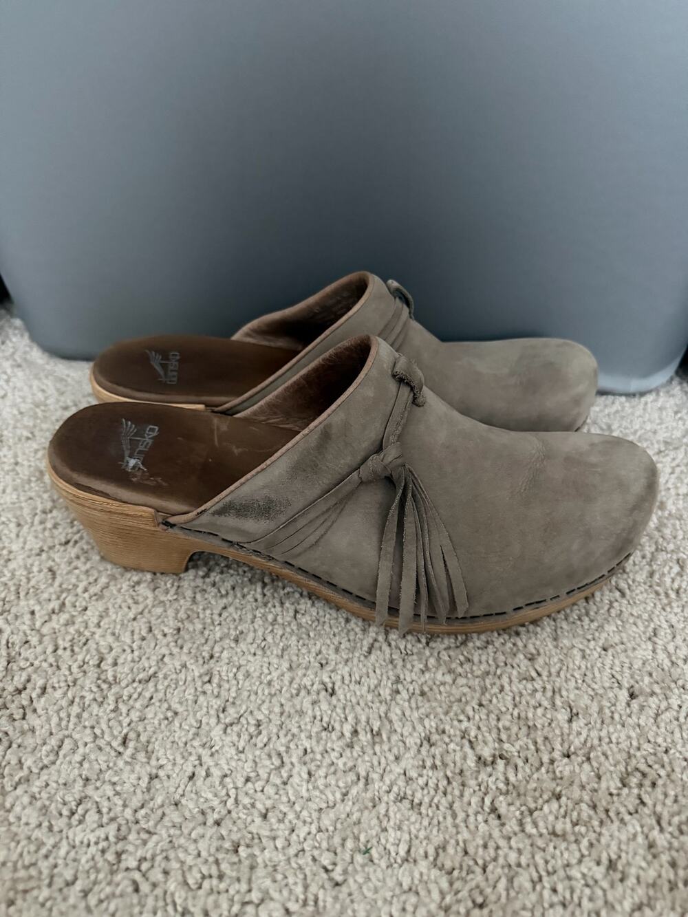 Dansko Miriam Clogs – Women’s Slide Slip‑On Tassel Comfort | Size 42 US 11.5
